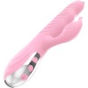 VIBRATEUR MARCIA & POUSSÉE DOUBLE LANGUE EFFET CHALEUR ROSE