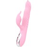 VIBRATEUR MARCIA & POUSSÉE DOUBLE LANGUE EFFET CHALEUR ROSE
