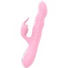 VIBRATEUR MARCIA & POUSSÉE DOUBLE LANGUE EFFET CHALEUR ROSE