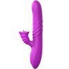 VIBRATEUR MULTIFONCTION ANGELIA AVEC LANGUE STIMULANTE EFFET CHALEUR VIOLET