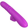 VIBRATEUR MULTIFONCTION ANGELIA AVEC LANGUE STIMULANTE EFFET CHALEUR VIOLET