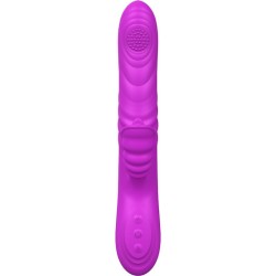VIBRATEUR MULTIFONCTION ANGELIA AVEC LANGUE STIMULANTE EFFET CHALEUR VIOLET