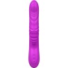 VIBRATEUR MULTIFONCTION ANGELIA AVEC LANGUE STIMULANTE EFFET CHALEUR VIOLET