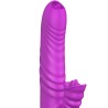VIBRATEUR MULTIFONCTION ANGELIA DOUBLE LANGUE EFFET CHALEUR VIOLET