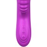 VIBRATEUR MULTIFONCTION ANGELIA DOUBLE LANGUE EFFET CHALEUR VIOLET