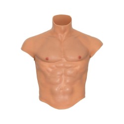 DÉSIR CACHÉ - T-SHIRT TORSE MASCULIN EN SILICONE ALTER EGO AVEC ESTHÉTIQUE DES ABS