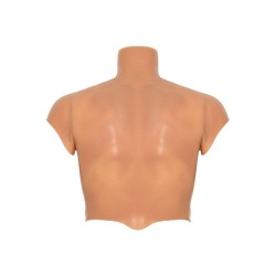 T-Shirt torse masculin en silicone alter ego avec abdo
