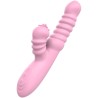 VIBRATEUR MULTIFONCTION AVEC LANGUE STIMULANTE EFFET CHALEUR ROSE
