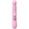 VIBRATEUR MULTIFONCTION AVEC LANGUE STIMULANTE EFFET CHALEUR ROSE