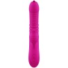 VIBRATEUR MULTIFONCTION DOUBLE LANGUE FANNY EFFET CHALEUR FUCHSIA