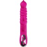 VIBRATEUR MULTIFONCTION RABBIT DOUBLE LANGUE EFFET CHALEUR FUCHSIA