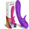 VIBRATEUR ROMANCE AVEC STIMULATEUR VIOLET