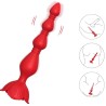 VIBRATEUR ROSE PAGODE & PLUG ANAL ROUGE