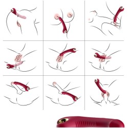VIBRATEUR & ROTATEUR PRINCE DILDO ROUGE