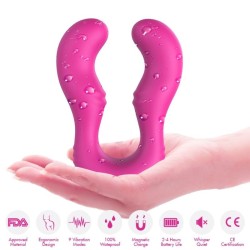 VIBRATEUR SERAPH DOUBLE TÉLÉCOMMANDE FUCHSIA