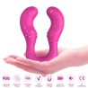 VIBRATEUR SERAPH DOUBLE TÉLÉCOMMANDE FUCHSIA