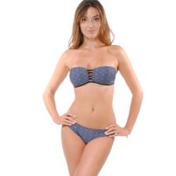 Ensemble bandeau coqué Bretelles amovibles Culotte