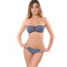 Ensemble bandeau coqué Bretelles amovibles Culotte