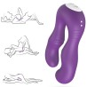 VIBRATEUR SERAPH DOUBLE TÉLÉCOMMANDE VIOLET