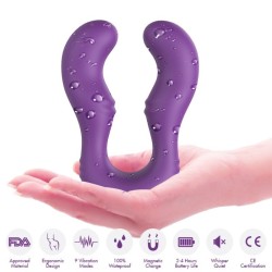 VIBRATEUR SERAPH DOUBLE TÉLÉCOMMANDE VIOLET