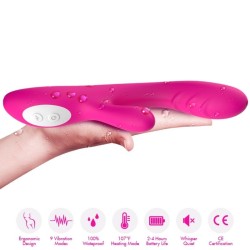 VIBRATEUR SPARK EFFET CHALEUR FUCHSIA
