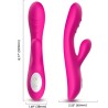 VIBRATEUR SPARK EFFET CHALEUR FUCHSIA
