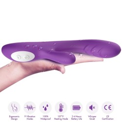 VIBRATEUR SPARK EFFET CHALEUR VIOLET