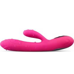 VIBRATEUR & STIMULATEUR FLEXIBLE EFFET CHALEUR FUCHSIA