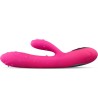 VIBRATEUR & STIMULATEUR FLEXIBLE EFFET CHALEUR FUCHSIA