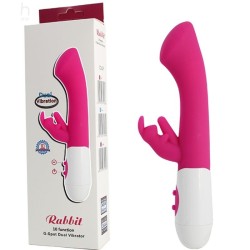 VIBRATEUR & STIMULATEUR LAPIN G SPOT 10 VITESSES ROSE