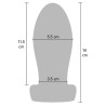 EXTREME HEAVY ANAL STRETCHER PLUG - Outil de plaisir ultime