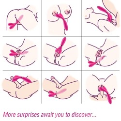 Y-WAND MASSAGE & VIBRATEUR DOUBLE TÊTE FUCHSIA