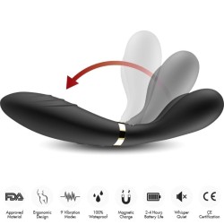 Y-WAND MASSAGE & VIBRATEUR DOUBLE TÊTE NOIR