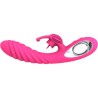 VIBRATEUR VICKY RABBIT AVEC LANGUE ANNEAU DE TIRAGE FUCHSIA