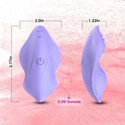 WHISPER WEARABLE PANTIES VIBRATEUR TÉLÉCOMMANDE VIOLET