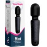 YOUR MAGIC MASSEUR & VIBRATEUR RECHARGEABLE 10 VIBRATIONS BAGUETTE DOTS NOIR