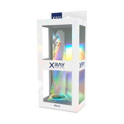 X RAY - HARNAIS + BITE TRANSPARENT 21 CM -O- 4 CM