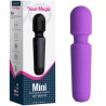 YOUR MAGIC MASSEUR & VIBRATEUR RECHARGEABLE 10 VIBRATIONS BAGUETTE DOTS VIOLET