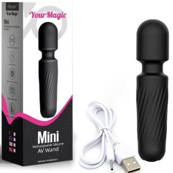 YOUR MAGIC MASSEUR & VIBRATEUR RECHARGEABLE 10 VIBRATIONS NOIR