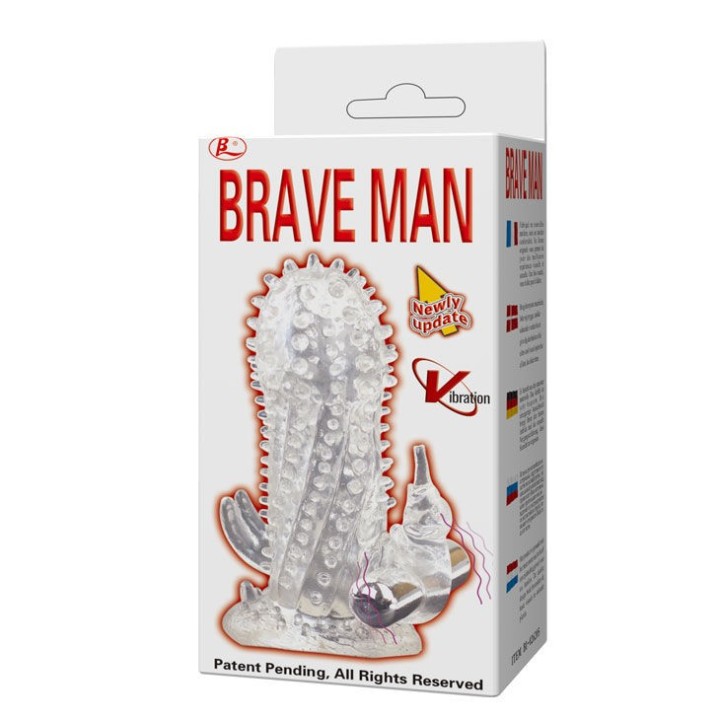 BRAVE MAN RABBIT VIBRATEUR EXTENSION DE PÉNIS