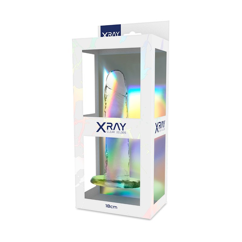 X RAY - HARNAIS + BITE TRANSPARENT 18 CM -O- 4 CM