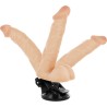 GODE VIBRANT ARTICULABLE TÉLÉCOMMANDE NATUREL 20 CM -O- 4.5 CM