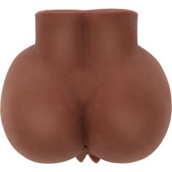 MASTURBATEUR RÉALISTE BIG ASS AVEC VIBRATEUR MARRON