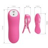 PINCES ONDES ROMANTIQUES AVEC VIBRATION ET ÉLECTROCHOC FUCHSIA