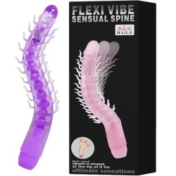 FLEXI VIBE SENSUAL SPINE GODE VIBRANT PLIABLE LILAS 23.5 CM