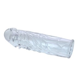 HOUSSE LILAS POUR LE PÉNIS EN SILICONE ADAPTABLE 13 CM