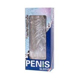 HOUSSE LILAS POUR LE PÉNIS EN SILICONE ADAPTABLE 13 CM