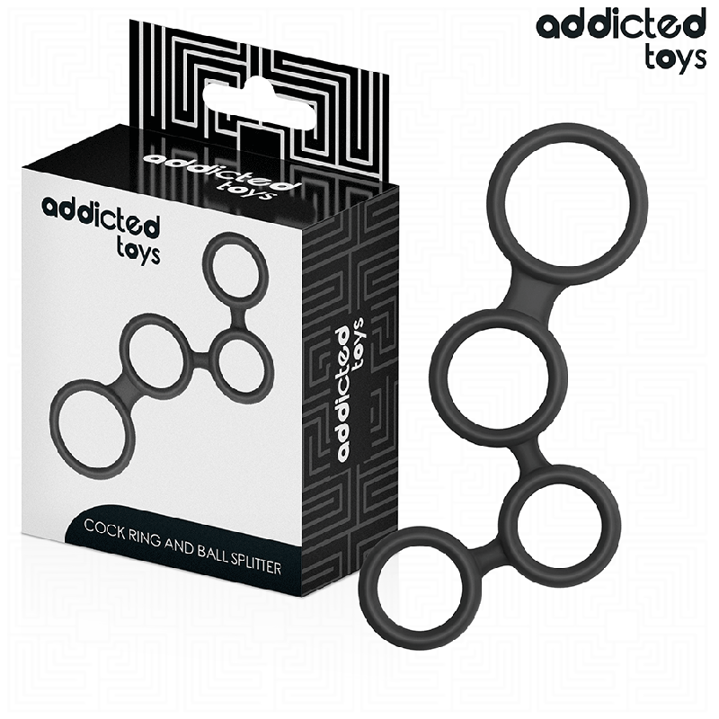 COCKRING AVEC SÉPARATEURS POUR TESTICULES COCKRING AVEC SÉPARATEURS POUR TESTICULES