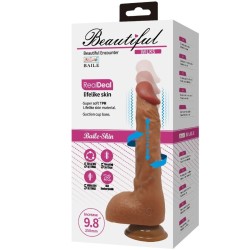 MAGNIFIQUE VIBRATEUR RÉALISTE WILKS 5 RÉGLAGES 25 CM MULATO