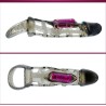 MANCHON D'EXTENSION DE PÉNIS DE AVEC VIBRATION ET SANGLE 13.5 CM